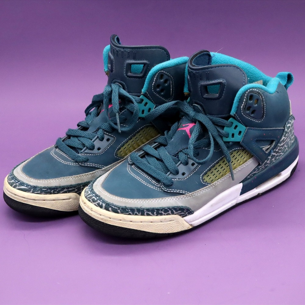 NIke Air Jordan Spizike Space Blue / Teal 6.5 Youth #315371-407